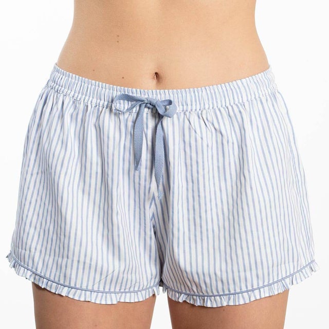 Monogram Color-Block Pajama Shorts - Women - Ready-to-Wear
