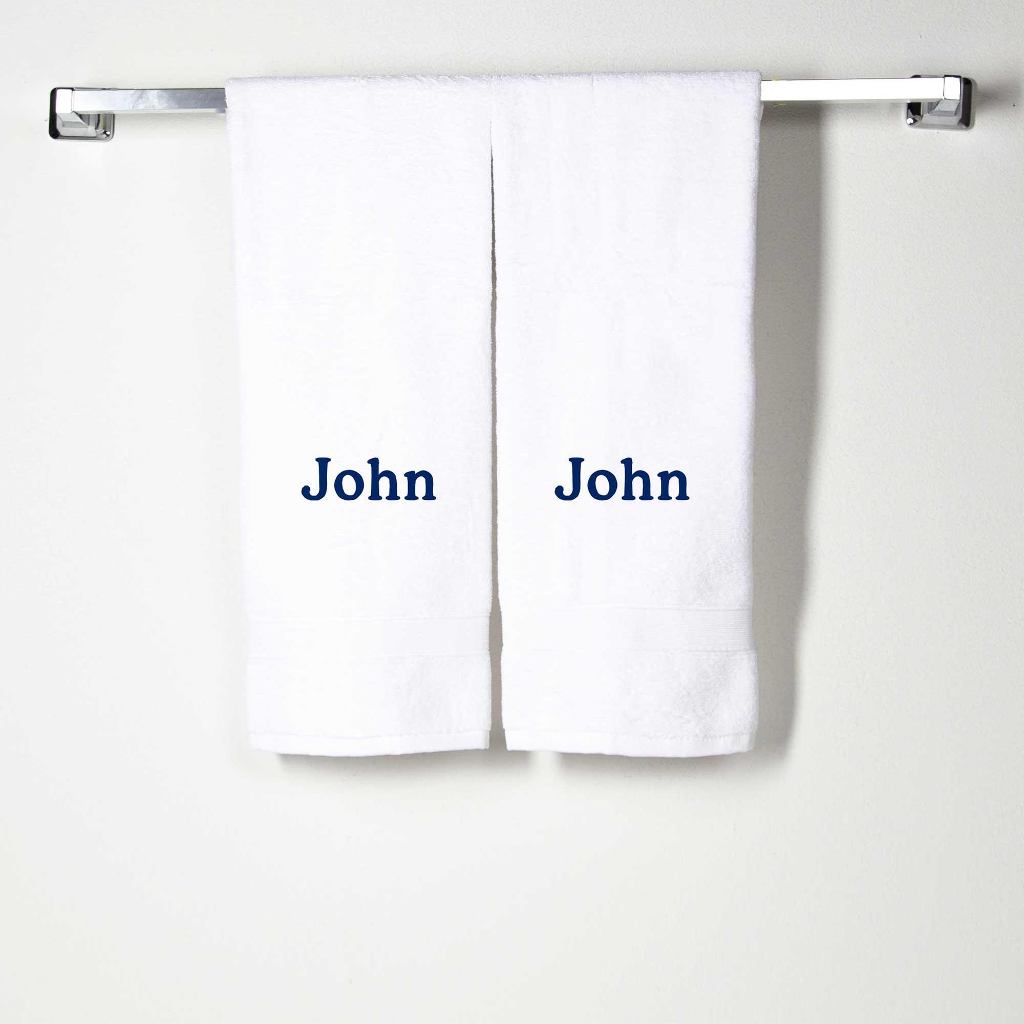 Monogrammed Plush Luxury Hand Towels