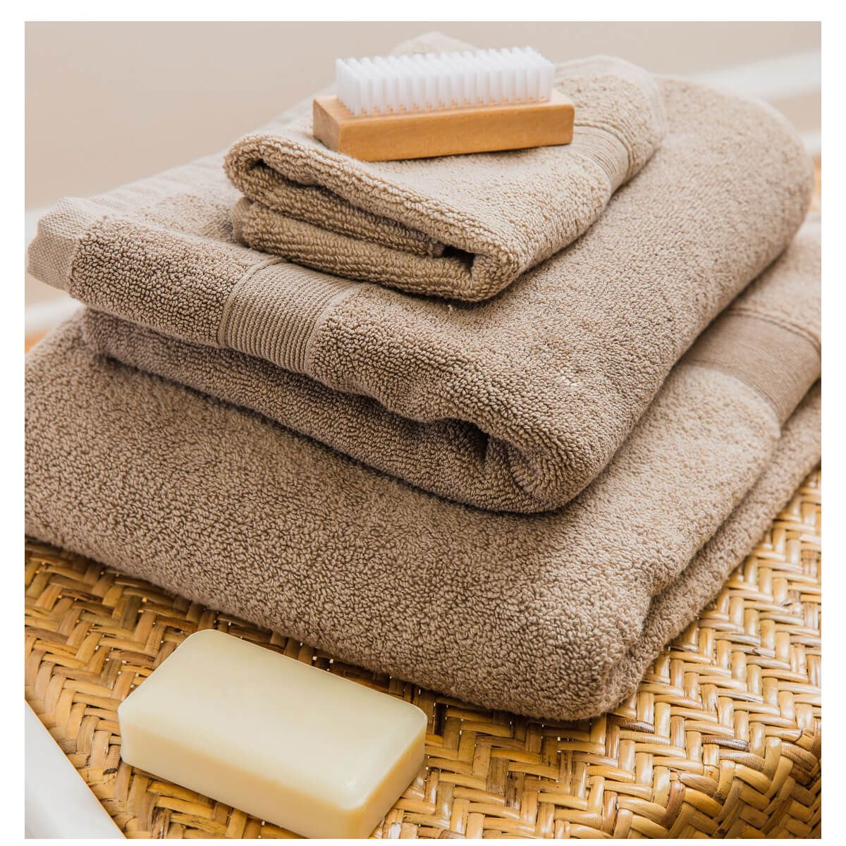 Monogrammed Luxury Cotton Towel Set