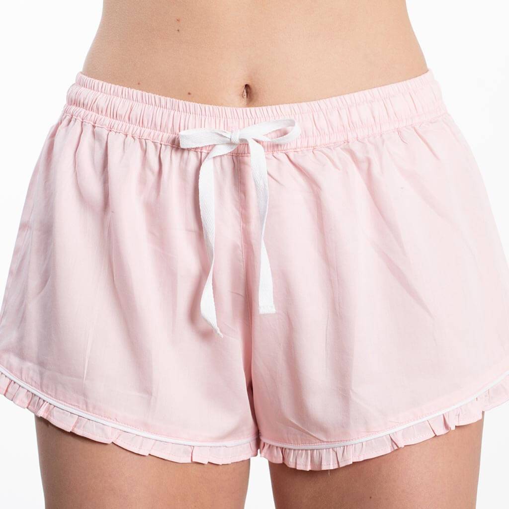 vvfelixl Sleep Shorts for Women Cute Bunny Pink Pajama Shorts with Pockets  Womens Pj Bottoms Sleep Pants S at  Women's Clothing store