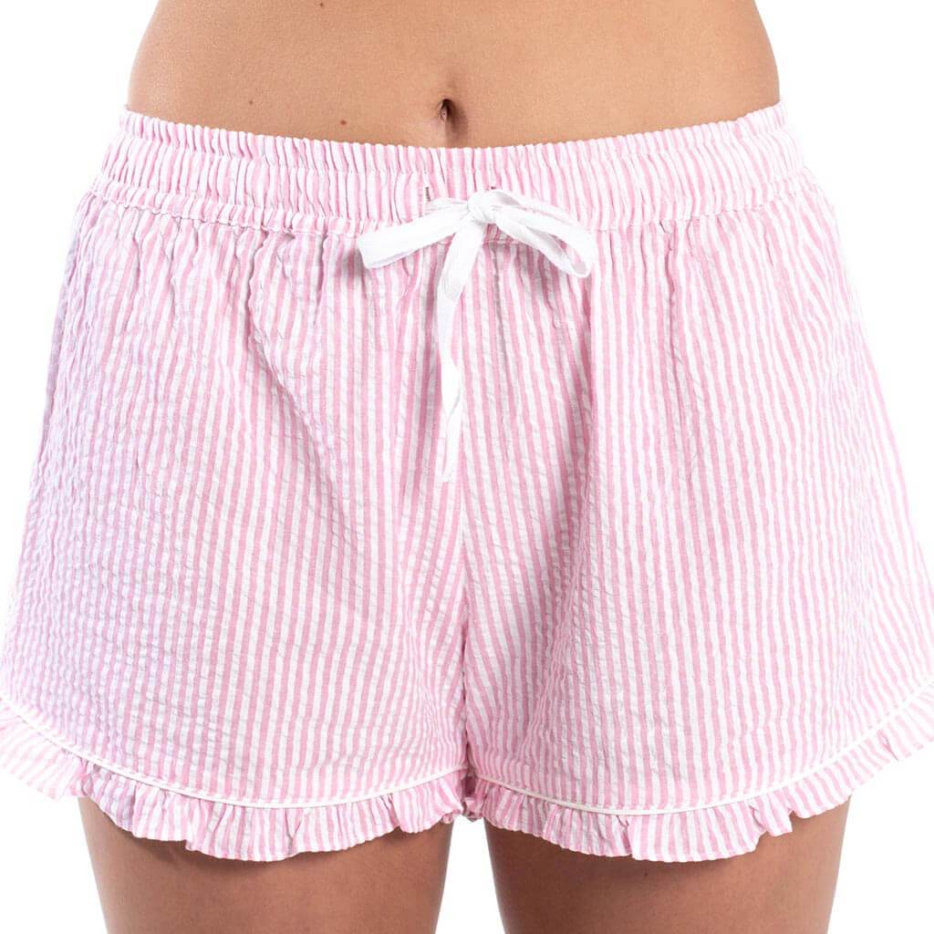 Sky Monogram Mini Pajama Shorts - Women - Ready-to-Wear